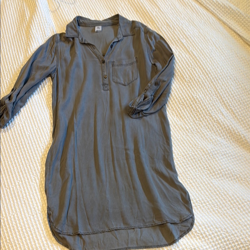 Abound Gray Long Sleeve Dress